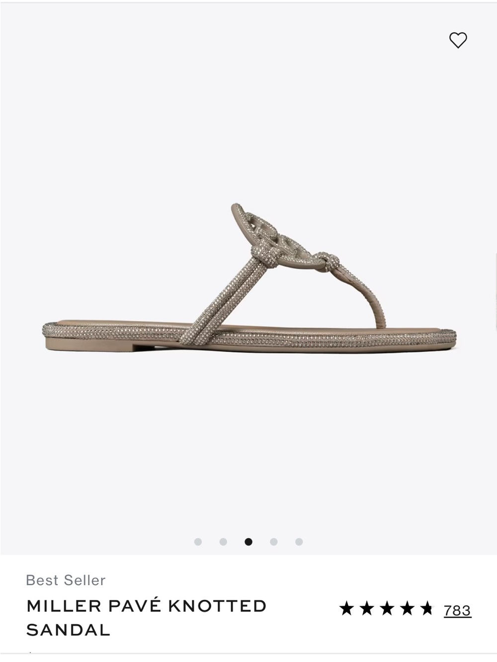 Miller Pave Knotted Sandal - Picture 6 of 13